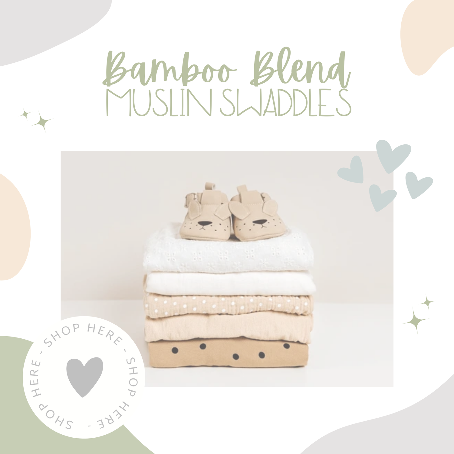 Bamboo Blend Muslin Swaddle