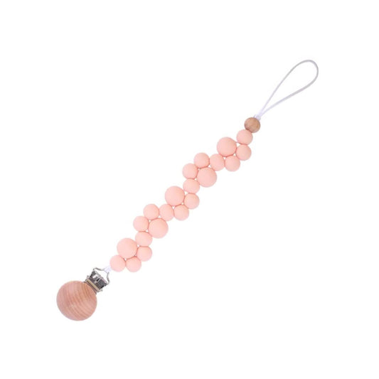 Blush Pacifier Clip