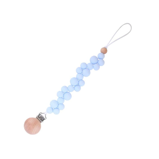 Blue Pacifier Clip